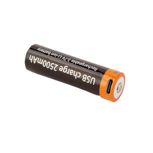 18650 USB Rechargeable Lithium Battery